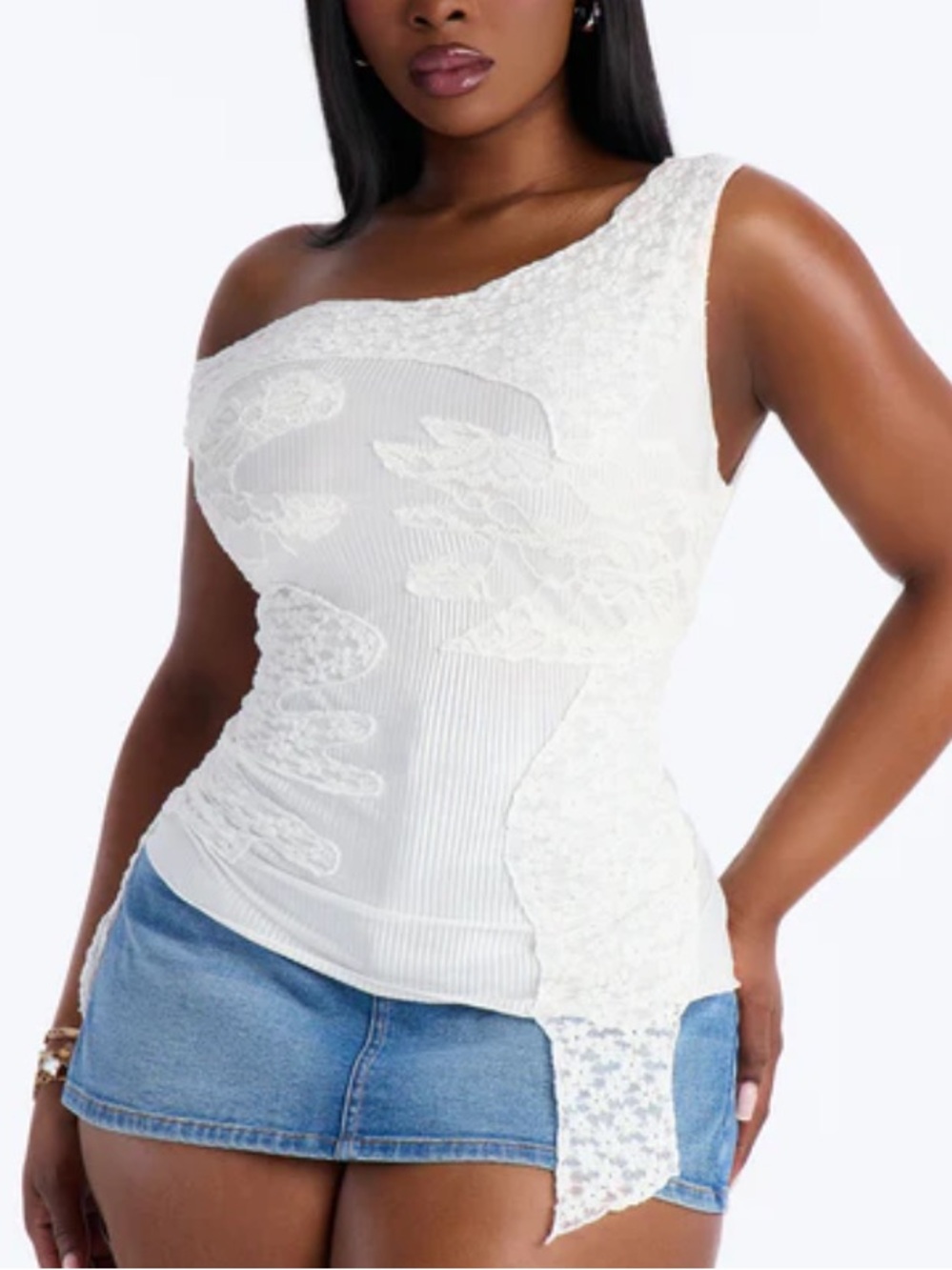 Elegant White Blouse M